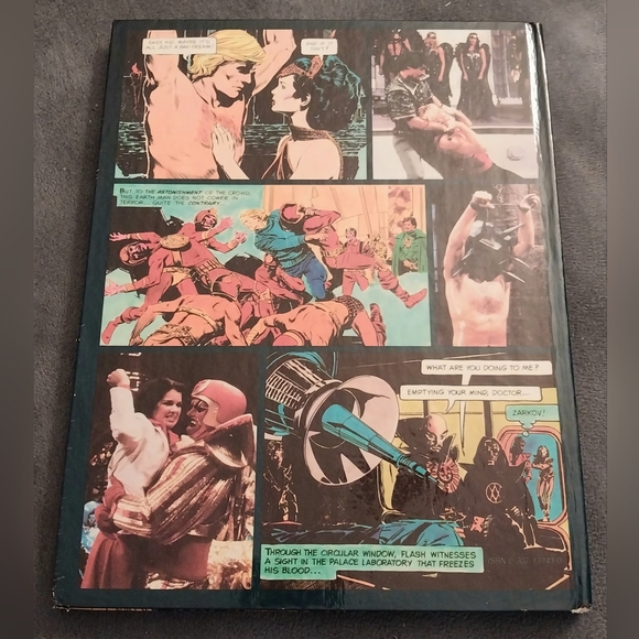 Vintage 1980 Flash Gordon The Movie Hardcover Golden Comic Book in Great Shape - Picture 2 of 8
